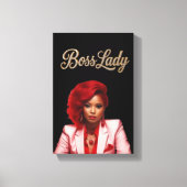 Baas Dames Canvas Print (Voorkant)