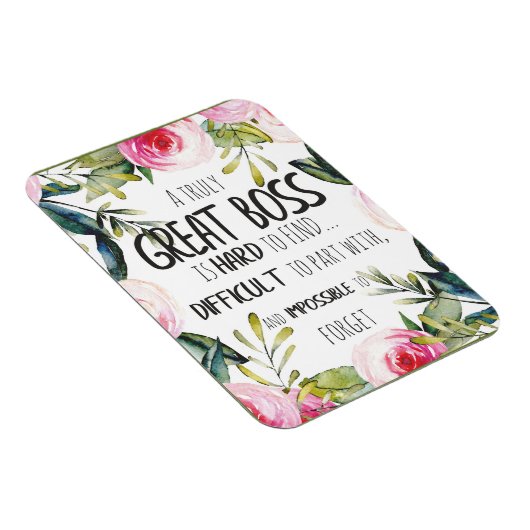 Baas Dank u Boss Appreciation Cadeau Quote Magneet (Rechterzijde)