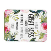 Baas Dank u Boss Appreciation Cadeau Quote Magneet (Horizontaal)