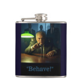 Baas gedraag zich gewikkelde fles heupfles (Voorkant)
