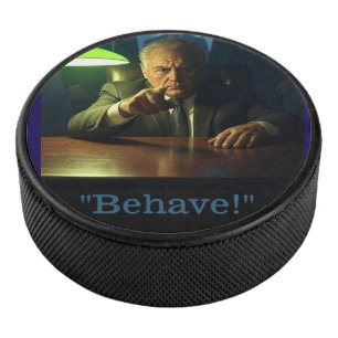 Baas gedraagt zich als hockeypuck hockey puck
