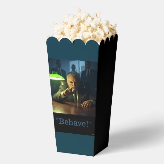 Baas gedraagt zich als popcornbox bedankdoosjes (Popped)