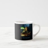 Baas gedraagt zich espresso mok tweezijdig (Rechts)