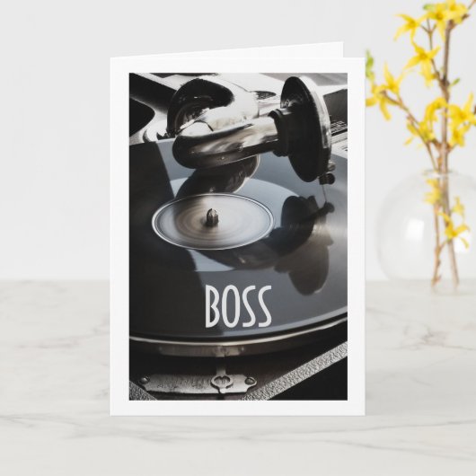 **BAAS** HOOP DAT DE VERJAARDAG GEVULD IS MET MUZI KAART (Gele Bloem)