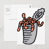 Baas in een blik briefkaart (Voorkant / Achterkant)