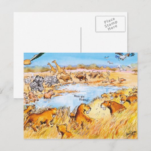 Baas je! briefkaart (Voorkant / Achterkant)