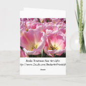 Baas Kaarten Happy Boss' Day! Tulpenbloemen (Achterkant)