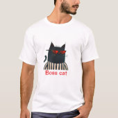 Baas kat t-shirt (Voorkant)