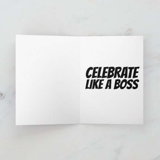 BAAS KAT VERJAARDAGSKAARTEN KAART (Binnen)