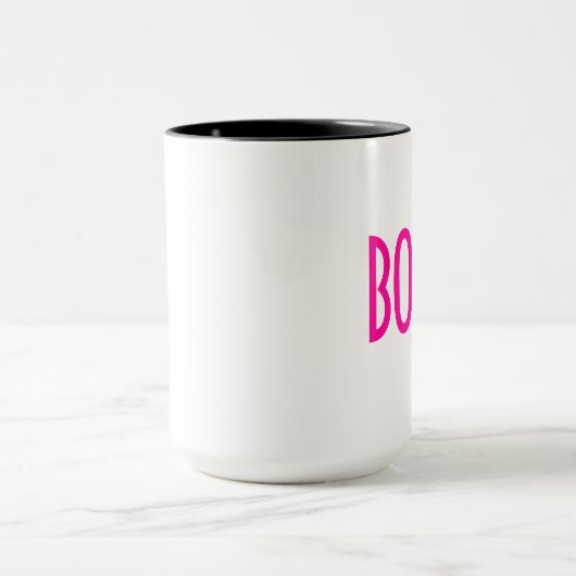 Baas koffiemok mok (Midden)