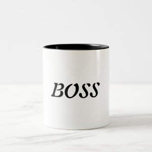 Baas koffiemok tweekleurige koffiemok