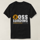 Baas laden Blockchains Crypto Cryptocurrency Bit T-shirt (Design voorkant)