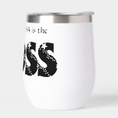 Baas Lady bewerkbare naam, crypto mok cadeau voor (Links)