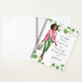 Baas Lady Chick in Roze en Groen - Planner (Display)