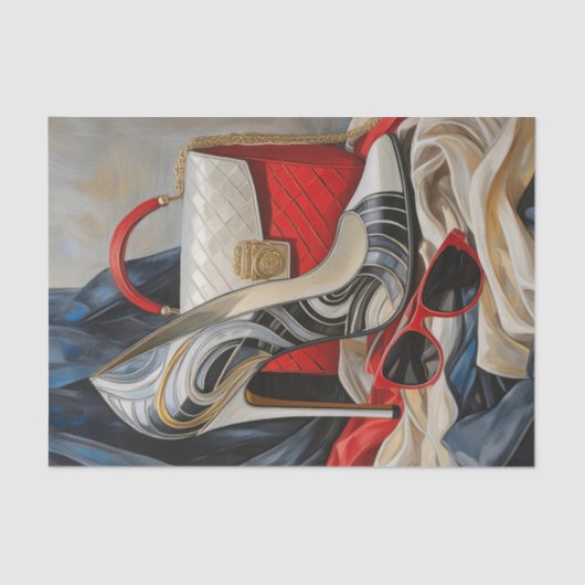 Baas Lady Gekleed om indruk te maken, moderne vrou Tissuepapier (Voorkant)