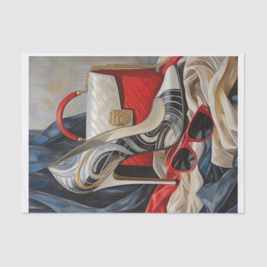 Baas Lady Gekleed om indruk te maken, moderne vrou Tissuepapier (Voorkant)