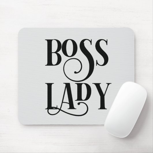 Baas Lady Kantoor Work Humor Muismat (Met muis)