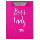 Baas Lady Magenta Klembord (Voorkant)