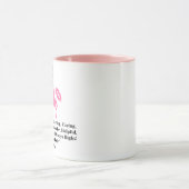 Baas Lady, persoonlijke naam cadeau voor haar Mok (Midden)