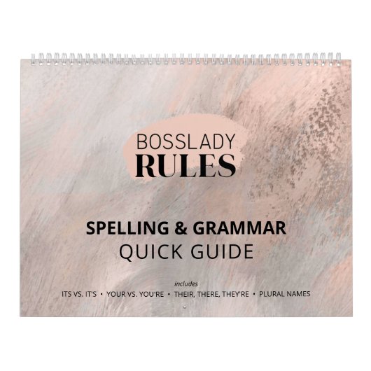 Baas Lady Regels Correcte Spelling en Grammatica G Kalender (Hoes)