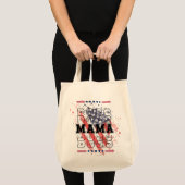 Baas Mama Patriottisch Tas | Sterke moeder canvas (Voorkant (product))