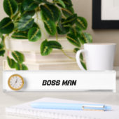 Baas Man Desk Bord Naambordje