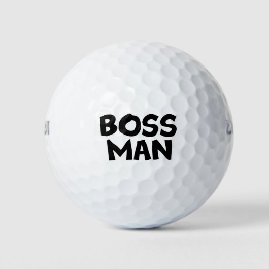 Baas-Man Golfballen (Voorkant)