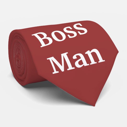 Baas Man Stropdas (Opgerold)