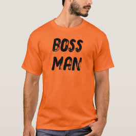 BAAS MAN (voor- en achterkant) T-shirt