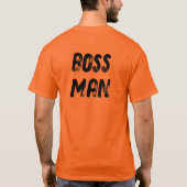 BAAS MAN (voor- en achterkant) T-shirt (Achterkant)