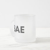 baas matglas koffiemok (Voorkant links)