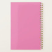 Baas Meisje Roze Gouden Planner (Achterkant)
