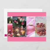 baas Merry-kerstkaart Feestdagenkaart (Voorkant / Achterkant)