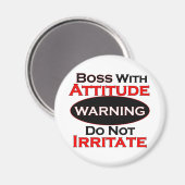 Baas met houding magneet (Voorkant / Achterkant)