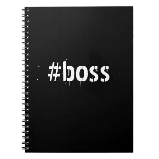 Baas - notitieboek (Voorkant)
