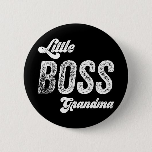 Baas Oma Baby Moederdag Ronde Button 5,7 Cm (Voorkant)