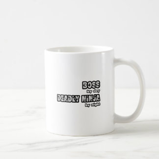 Baas overdag...dodelijke ninja 's nachts koffiemok