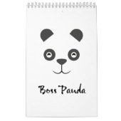 Baas Panda Positieve offertes Agenda Kalender (Hoes)