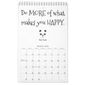 Baas Panda Positieve offertes Agenda Kalender (Mar 2026)