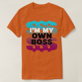 Baas SE werkte geldmaker Hustler T-shirt (Design voorkant)