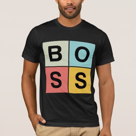 baas soldaat t-shirt (Voorkant)