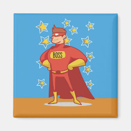 Baas Superheld op Vaderdag Magneet