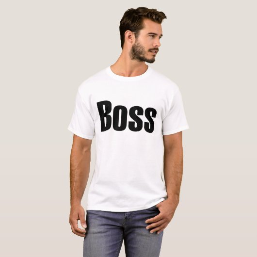 Baas T-shirt (Voorkant volledig)