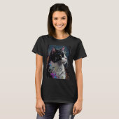 Baas Tuxedo Kat voor Moeder Vader T-shirt (Voorkant volledig)