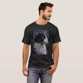 Baas Tuxedo Kat  voor Moeder Vader T-shirt (Voorkant volledig)