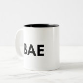 baas tweekleurige koffiemok (Voorkant links)