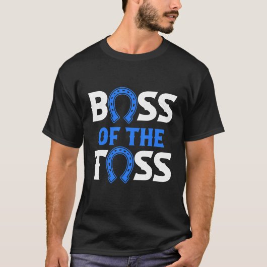 Baas van de Toss Hoefijzer T-shirt (Voorkant)