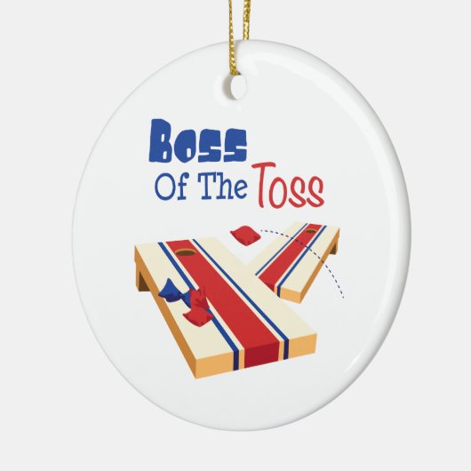 Baas van de Toss Keramisch Ornament (Links)