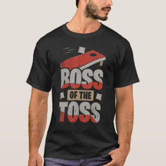 Baas van het vrouwenteam van Toss Mannen Bean Bag T-shirt