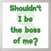 Baas van mij poster (Voorkant)